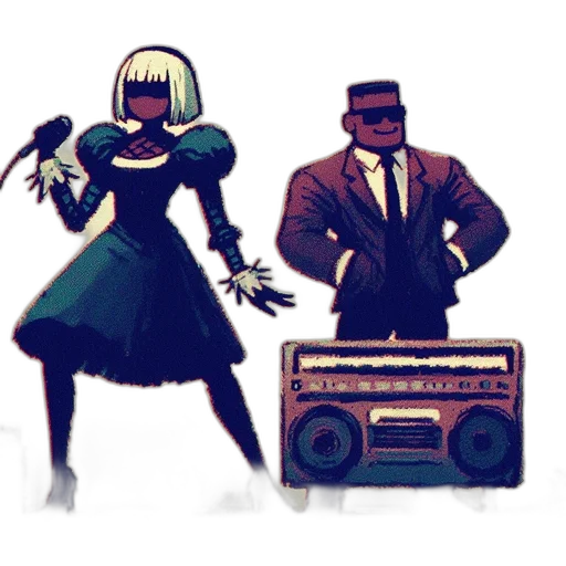 robot, concept art, cyberpunk, pixel art, comic book art, dark, monochrome, green transparent PNG cut-out