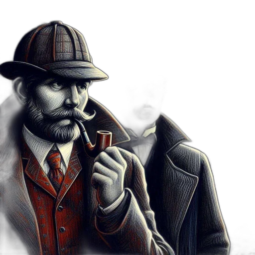 hat, jacket, face, concept art, comic book art, fantasy art, photorealistic, two transparent PNG cut-out