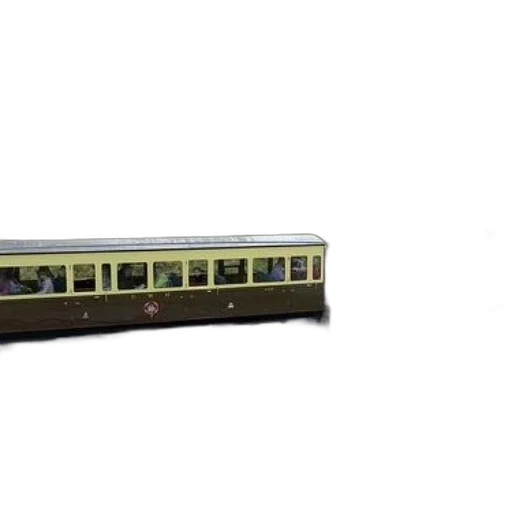 3d render, photorealistic, steam, train, labeled, great, western, pulls transparent PNG cut-out