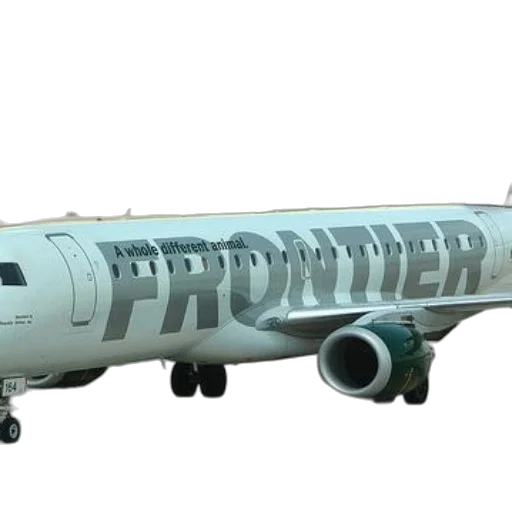 3d render, frontier, airlines, airplane, slogan, whole, different, animal transparent PNG cut-out