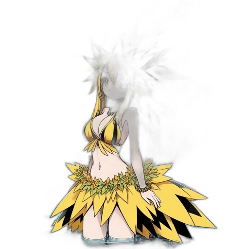 crown, dress, staff, hair, concept art, fantasy art, anime, pixel art transparent PNG cut-out