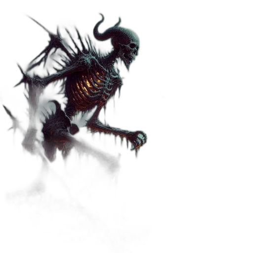 creature, dragon, mask, animal, concept art, fantasy art, 3d render, comic book art transparent PNG cut-out
