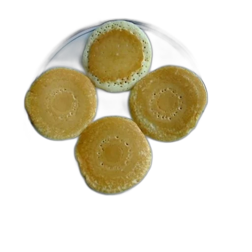 food, jewelry, crown, golden, plate, four, pancakes, wooden transparent PNG cut-out