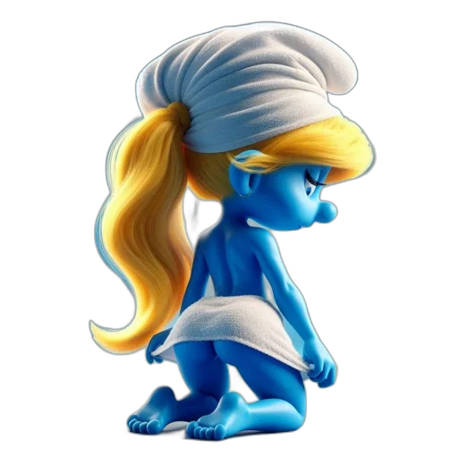staff, food, hat, concept art, 3d render, pixel art, cartoon, blue transparent PNG cut-out