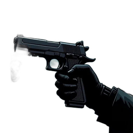 weapon, mask, jacket, staff, concept art, photorealistic, 3d render, second transparent PNG cut-out