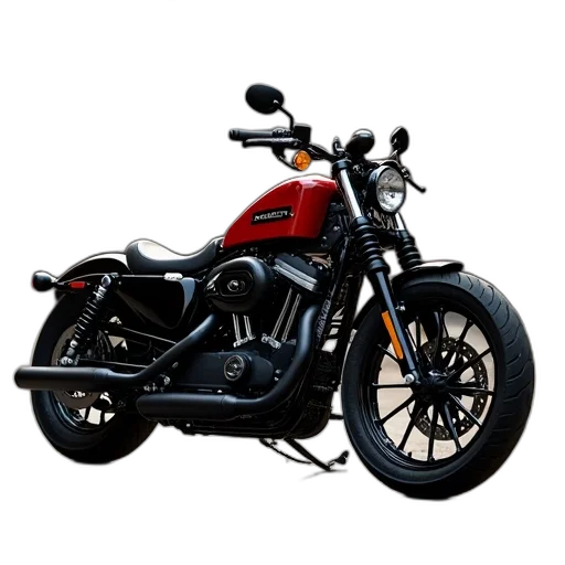 photorealistic, 3d render, 2020, harley transparent PNG cut-out