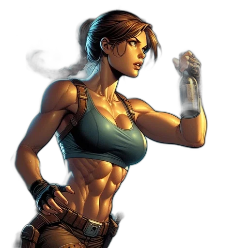 weapon, comic book art, concept art, cyberpunk, pixel art, inside, dimly, lit transparent PNG cut-out