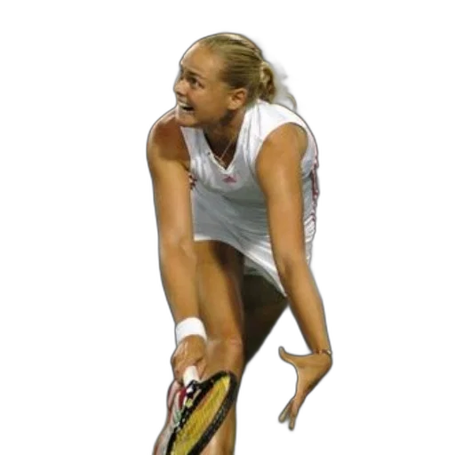 staff, hair, photorealistic, female, tennis, player, white, outfit transparent PNG cut-out