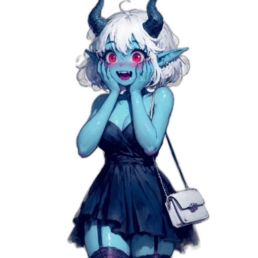 dress, creature, staff, mask, concept art, fantasy art, pixel art, watercolor transparent PNG cut-out