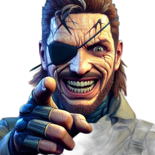 face, weapon, mask, concept art, comic book art, cyberpunk, photorealistic, intense transparent PNG cut-out