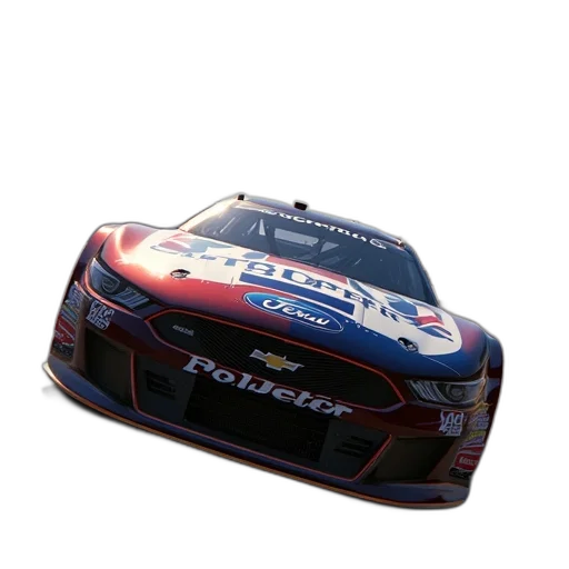 car, 3d render, nascar, heat transparent PNG cut-out