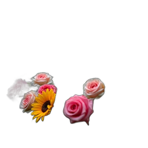 jewelry, flower, weapon, crown, concept art, 3d render, pixel art, photorealistic transparent PNG cut-out