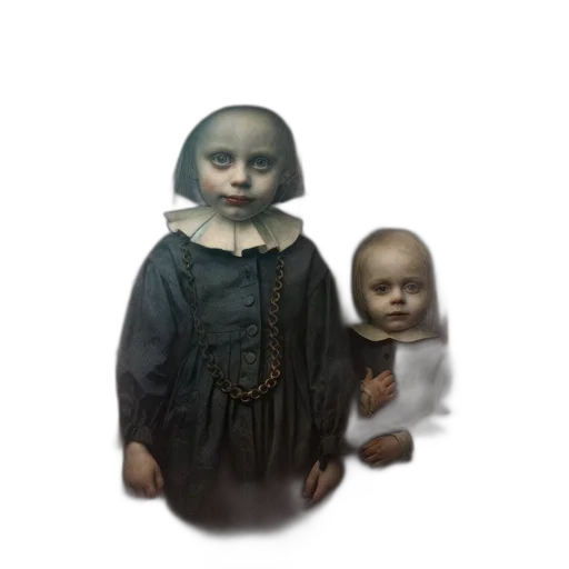 mask, creature, dress, face, 3d render, photorealistic, concept art, oil painting transparent PNG cut-out