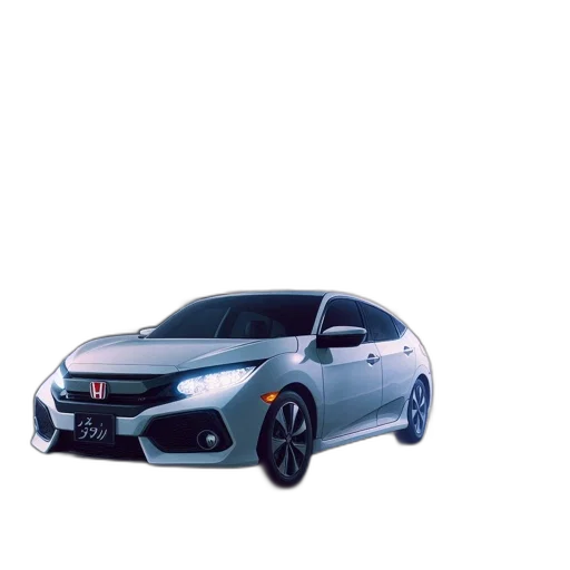 car, 3d render, photorealistic, concept art, vaporwave, during, nighttime, futuristic transparent PNG cut-out