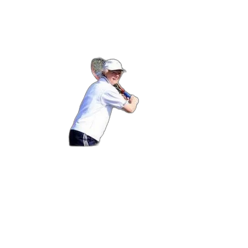 staff, hat, weapon, person, white, shirt, blue, pants transparent PNG cut-out