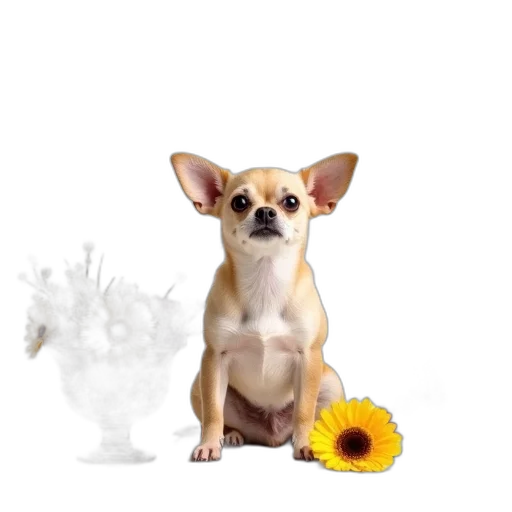 animal, flower, staff, creature, photorealistic, 3d render, concept art, oil painting transparent PNG cut-out