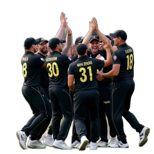 new, zealand, cricket, team transparent PNG cut-out