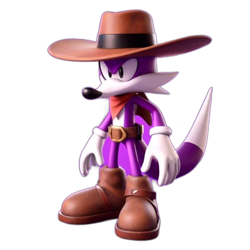 hat, animal, staff, weapon, 3d render, concept art, pixel art, cartoon transparent PNG cut-out