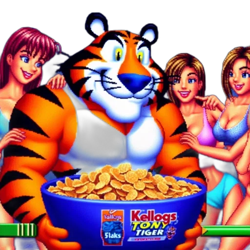 food, animal, creature, robot, vaporwave, concept art, pixel art, 3d render transparent PNG cut-out