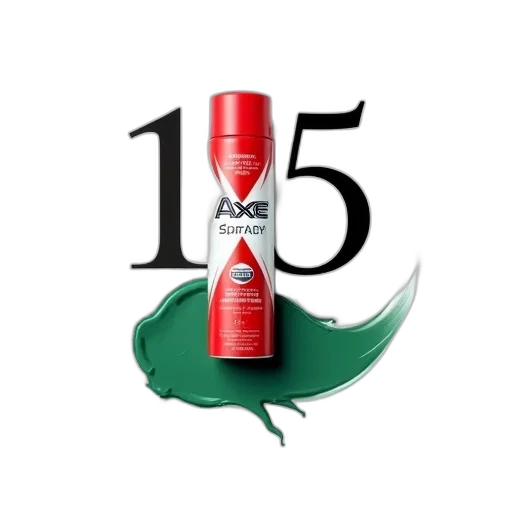 bottle, white, background, number, 155, black, centered, above transparent PNG cut-out