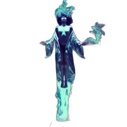 staff, creature, mask, weapon, concept art, fantasy art, 3d render, pixel art transparent PNG cut-out