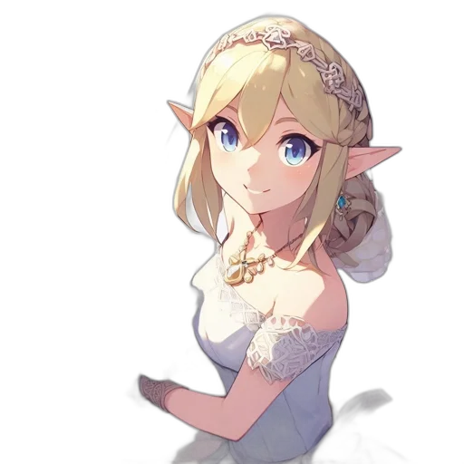 dress, crown, face, staff, pixel art, fantasy art, watercolor, concept art transparent PNG cut-out