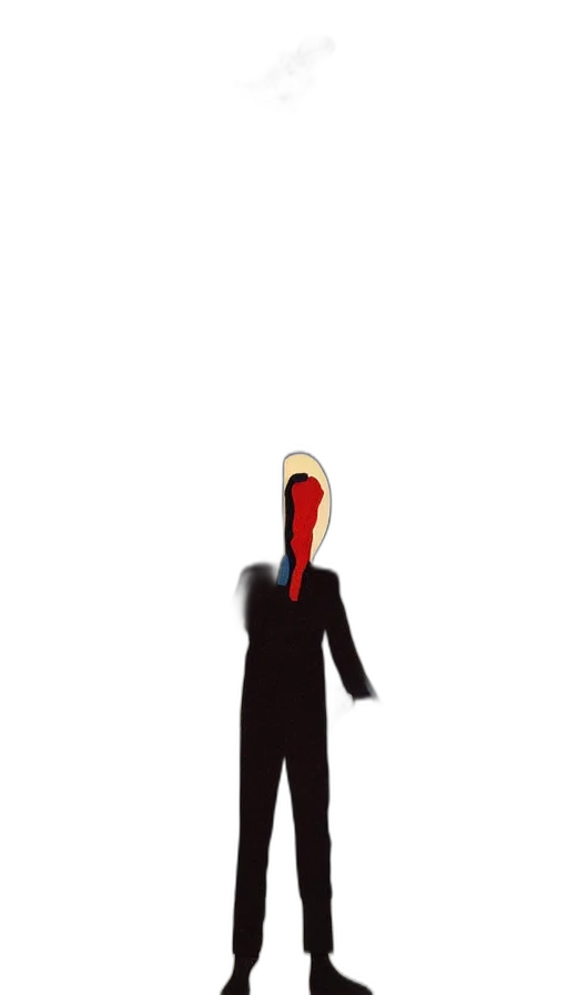 staff, hair, mask, jacket transparent PNG cut-out