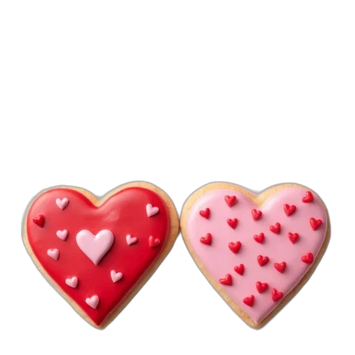 food, jewelry, 3d render, four transparent PNG cut-out