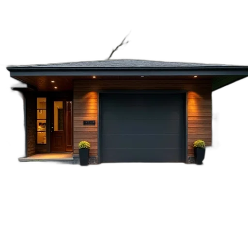 building, furniture, umbrella, 3d render transparent PNG cut-out