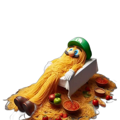 food, hat, crown, staff, 3d render, fantasy art, concept art, photorealistic transparent PNG cut-out