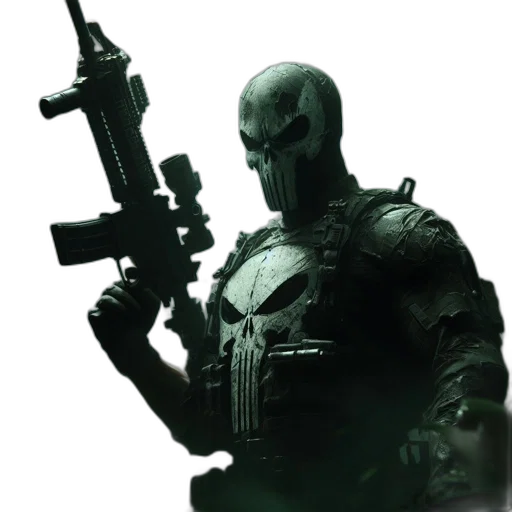 weapon, robot, concept art, comic book art, 3d render, cyberpunk, dense, foggy transparent PNG cut-out