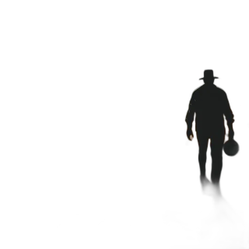 hat, robot, concept art, 3d render, comic book art, photorealistic, fog, old transparent PNG cut-out
