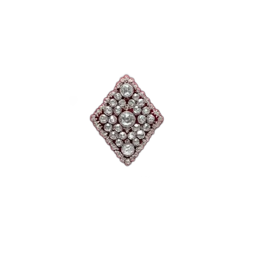 jewelry, crown, flower, sword, 3d render, pixel art, red, satin transparent PNG cut-out