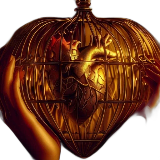 crown, jewelry, fantasy art, concept art, photorealistic, intricately-patterned, heart, embedded transparent PNG cut-out