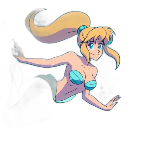 dress, anime, concept art, pixel art, cartoon, underwater, fire, fog transparent PNG cut-out