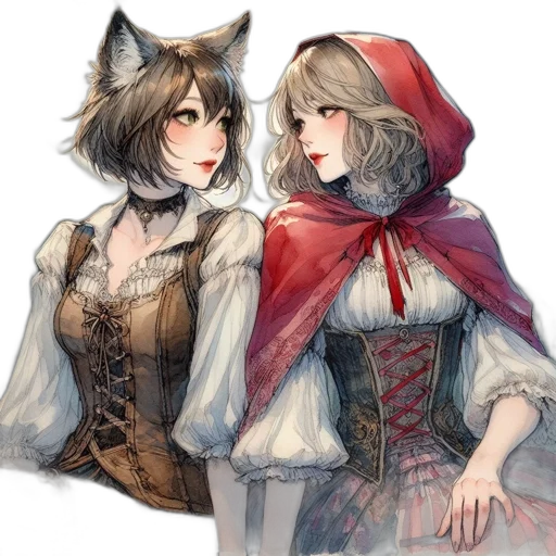 dress, mask, crown, hat, fantasy art, concept art, watercolor, anime transparent PNG cut-out