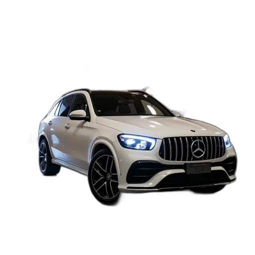 car, 3d render, photorealistic, white, suv, parked, inside, garage transparent PNG cut-out