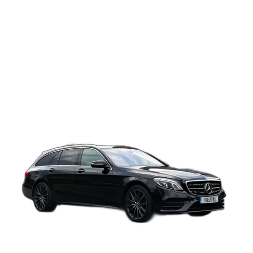 car, 3d render, photorealistic, black, parked, front, heritage, center transparent PNG cut-out