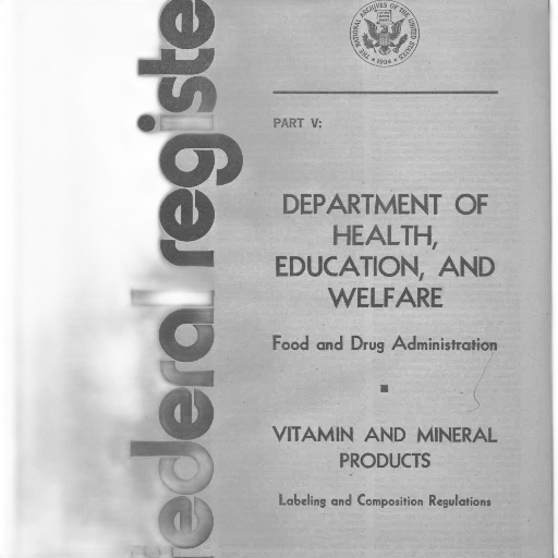 image, cover, page, federal, register, specifically, part, which transparent PNG cut-out