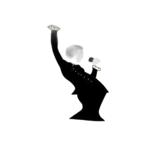 staff, dress, crown, umbrella, concept art, 3d render, pixel art, cartoon transparent PNG cut-out