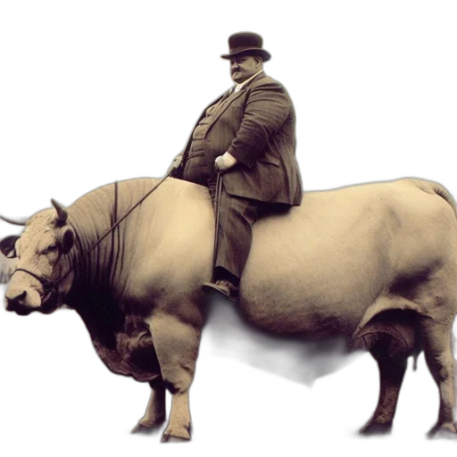 animal, concept art, 3d render, photorealistic, fantasy art, man, suit, hat transparent PNG cut-out