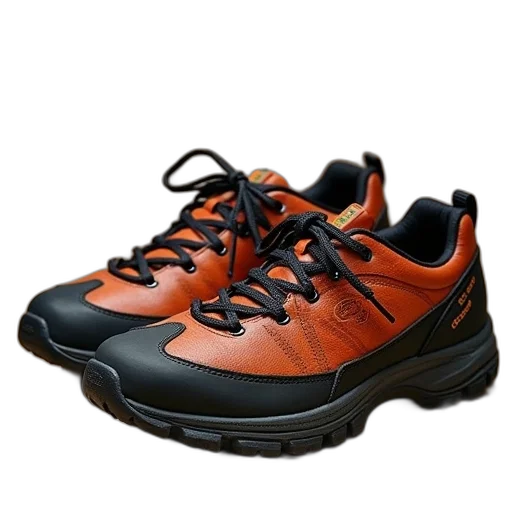 shoes, 3d render, merrells, left transparent PNG cut-out