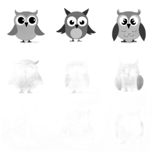mask, animal, concept art, 3d render, pixel art, fantasy art, monochrome, collection transparent PNG cut-out