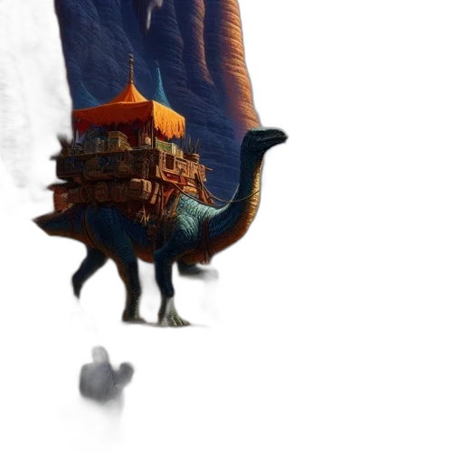 dragon, creature, animal, staff, concept art, fantasy art, 3d render, photorealistic transparent PNG cut-out