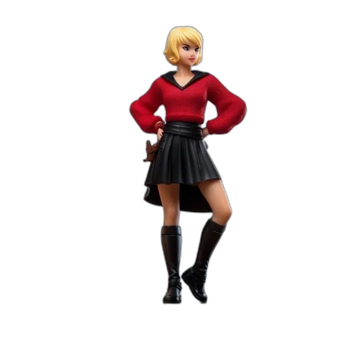 dress, jacket, robot, 3d render, concept art, pixel art, anime, dark transparent PNG cut-out