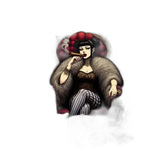 hat, jacket, staff, pixel art, concept art, fantasy art, comic book art, dark transparent PNG cut-out