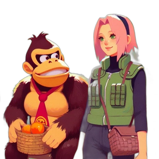 jacket, animal, concept art, pixel art, 3d render, cartoon, fire, two transparent PNG cut-out