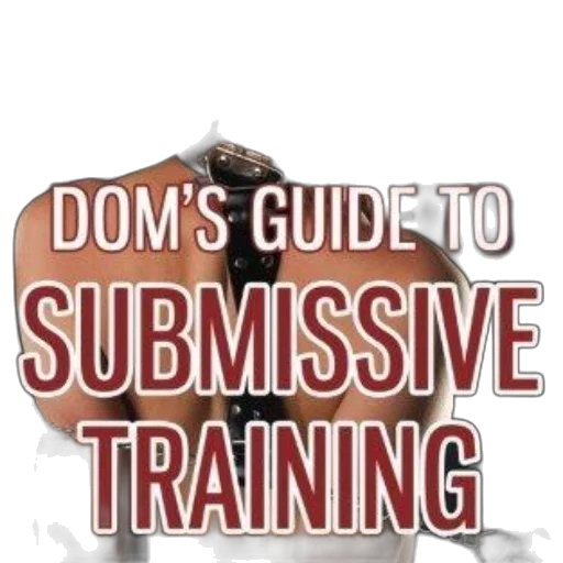 dom, guide, submissive, training, book, cover, featuring, person transparent PNG cut-out