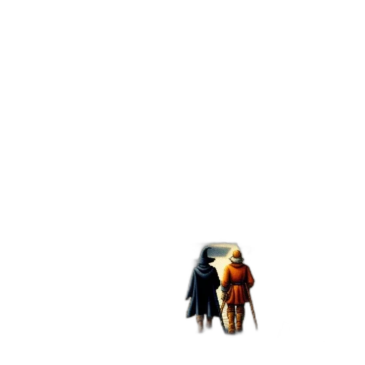 robot, jacket, weapon, umbrella, pixel art, concept art, comic book art, 3d render transparent PNG cut-out