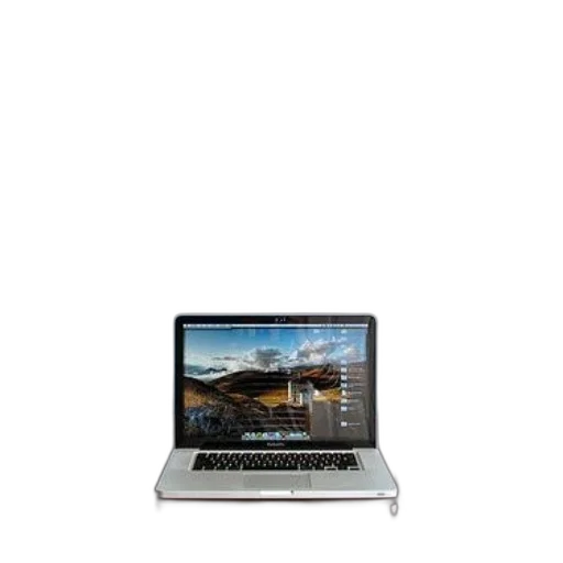staff, 3d render, laptop, scenic, wallpaper, sits, wooden, desk transparent PNG cut-out